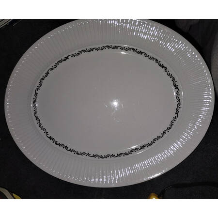 JB1113 12" Oval Serving Platter