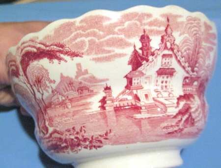 Roselle Red Open Sugar Bowl
