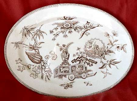 Oriental 17" Oval Serving Platter