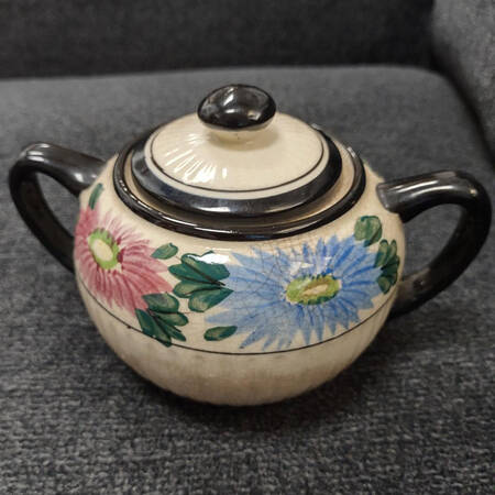 Aster Sugar Bowl & Lid