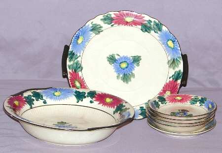 Aster Handled Cake Plate
