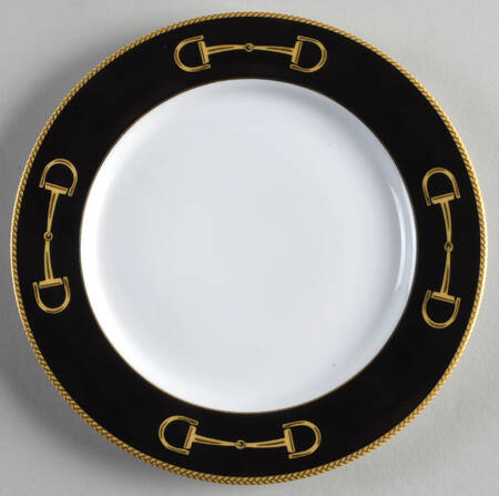 Black Cheval Salad Plate