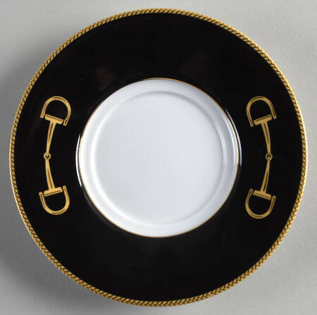 Black Cheval Saucer