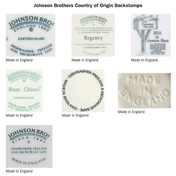 Country of Origin by Johnson Brothers
