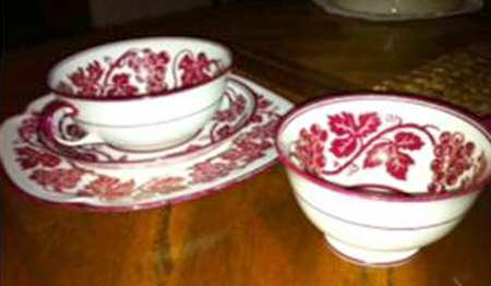 JB1163 Footed Cup & Saucer Set