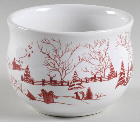 Country Estate Winter Holiday 4" All Purpose Bowl