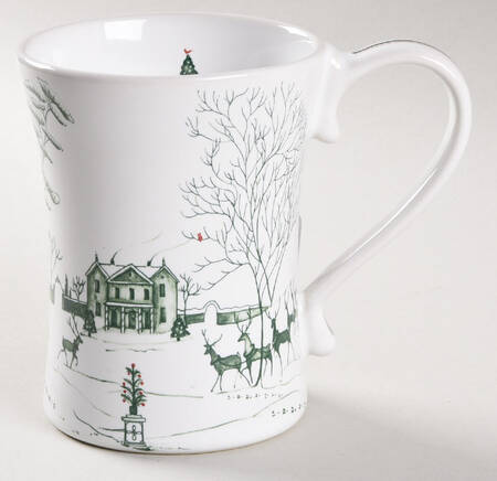 Country Estate Winter Holiday Mug