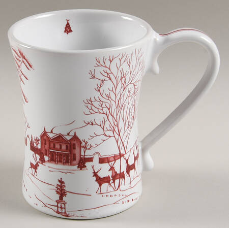 Country Estate Winter Holiday Mug