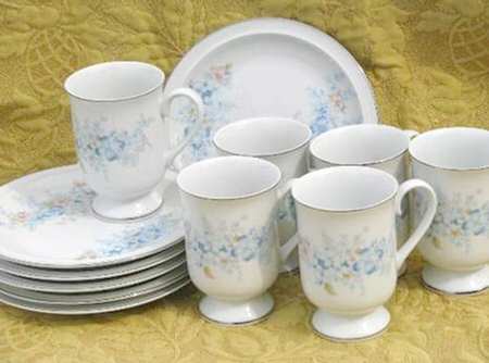 Blue Morn Footed Cup