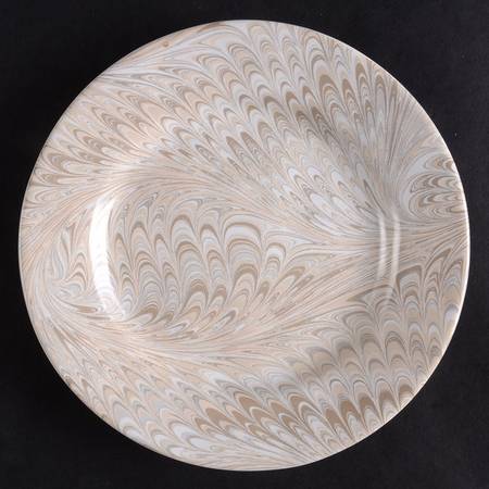 Firenze Marbleized Cocktail Plate