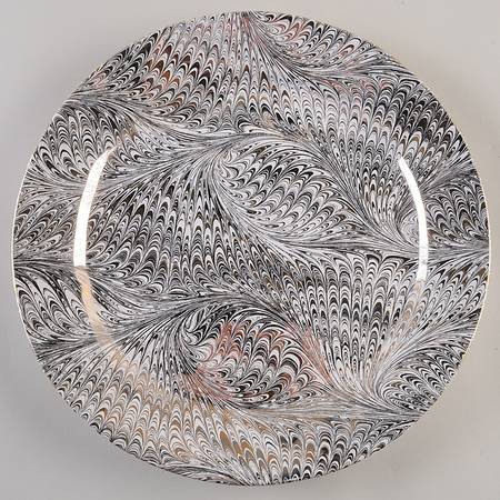 Firenze Marbleized Service Plate (Charger)