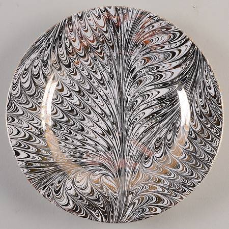 Firenze Marbleized Cocktail Plate