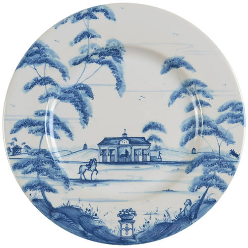 Country Estate Delft Blue Dessert/Pie Plate