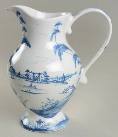Country Estate Delft Blue 64 Oz Pitcher