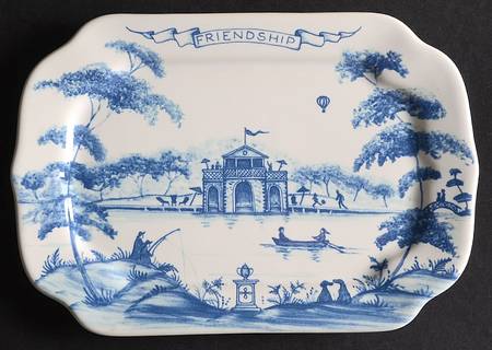 Country Estate Delft Blue 7" Rectangular Tray
