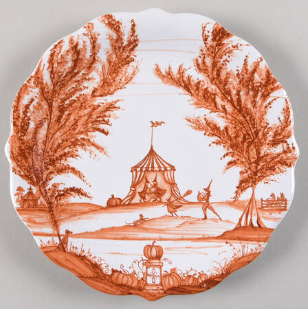 Country Estate Autumnal Traditions Party Plate