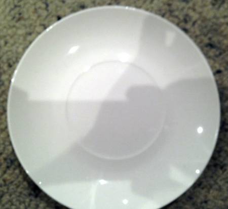White (Bone China) Saucer