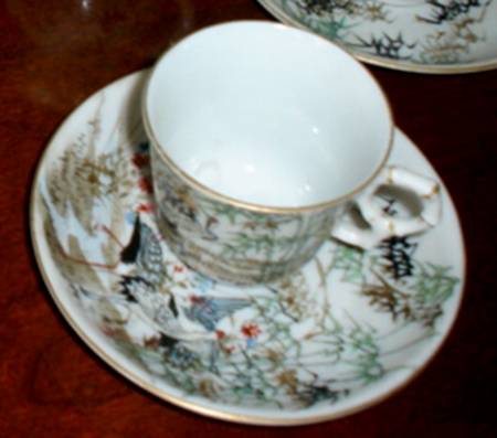 JAP1173 Flat Cup & Saucer Set