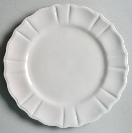 Ashley White Salad Plate