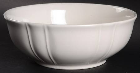 Ashley White 9" Round Serving Bowl