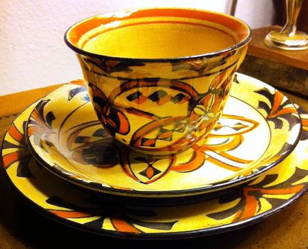 JAP1215 Flat Cup & Saucer Set
