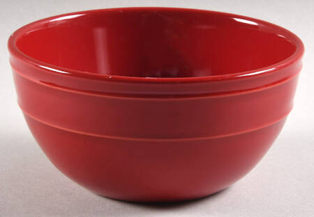 Stoneware Red Soup/Cereal Bowl