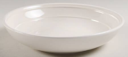 Stoneware White Individual Dinner Bowl
