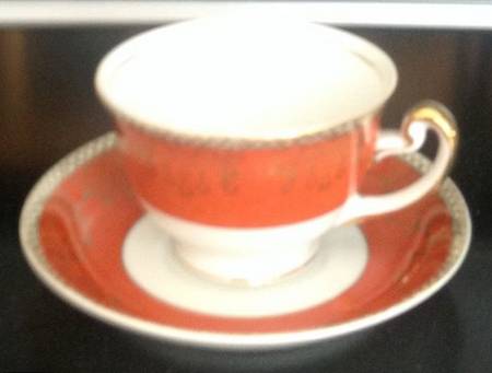 JAP1218 Footed Cup & Saucer Set