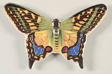 Field of Flowers Butterfly Shaped Dish
