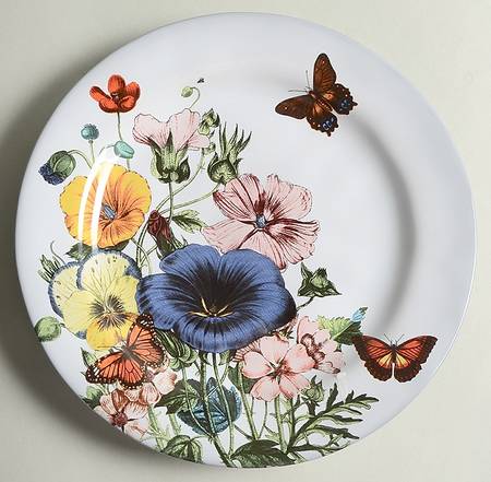 Field of Flowers Party Plate by Juliska Ceramics