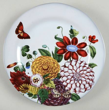 Field of Flowers Salad Plate by Juliska Ceramics