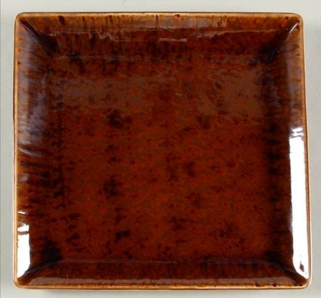 Tortoise (No Trim) Square Luncheon Plate