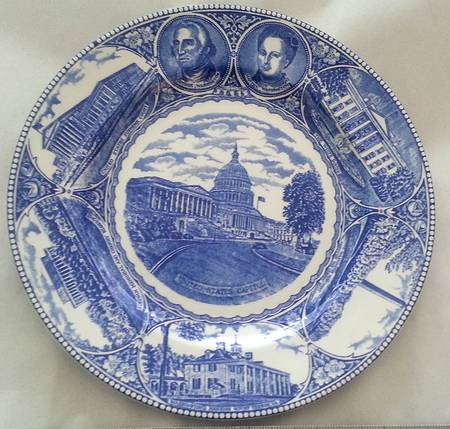 Souvenir of Washington, D.C. Blue by Jonroth Studios