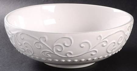 Heather Glen Premium Collection 10" Large Salad Serving Bowl