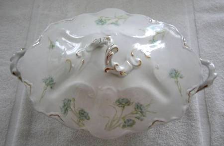 JB1154 (Gold Accent) Lid for Oval Vegetable