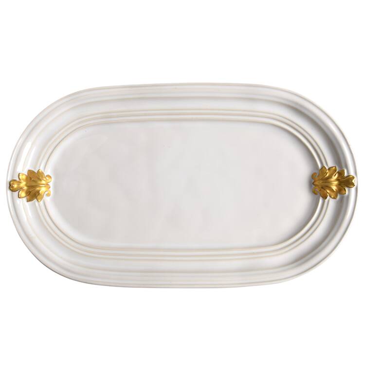 Acanthus 14" Oval Serving Platter