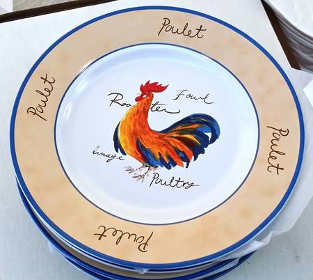 Poulet Collection Salad Plate
