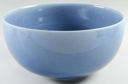 Tourron Blue Chardon 9" Salad Serving Bowl by Jars-France