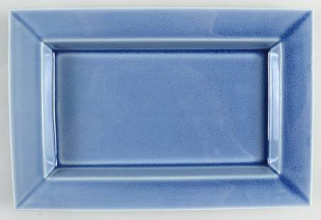 Tourron Blue Chardon 11" Rectangular Serving Platter