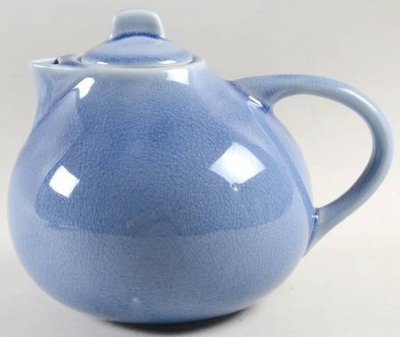 Tourron Blue Chardon Teapot & Lid