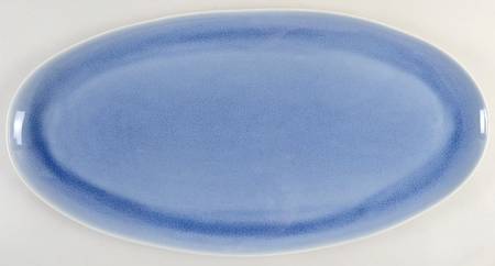 Tourron Blue Chardon 21" Oval Serving Platter