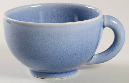 Tourron Blue Chardon Footed Cup
