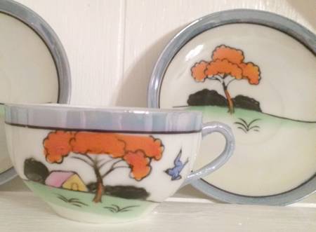 JAP1284 Flat Cup & Saucer Set