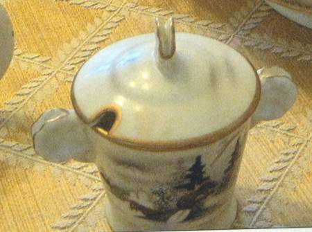 JAP1287 Mustard Jar & Lid