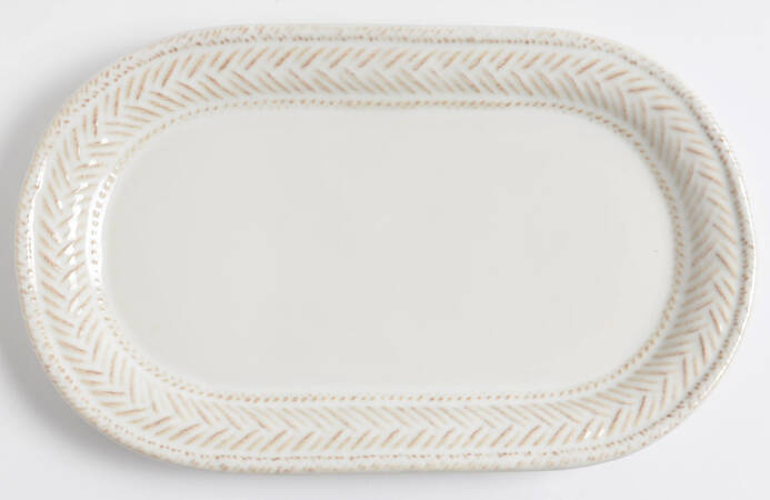 Le Panier Whitewash 10" Oval Tray