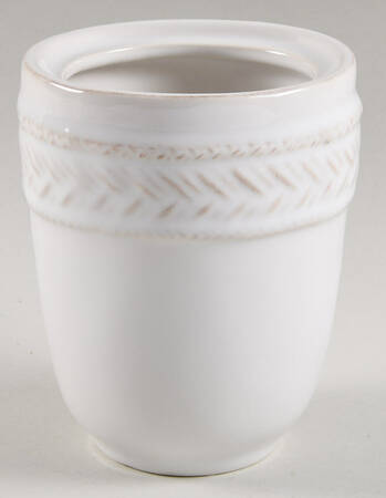 Le Panier Whitewash Bath Jar No Lid