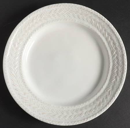 Le Panier Whitewash Salad/Dessert Plate