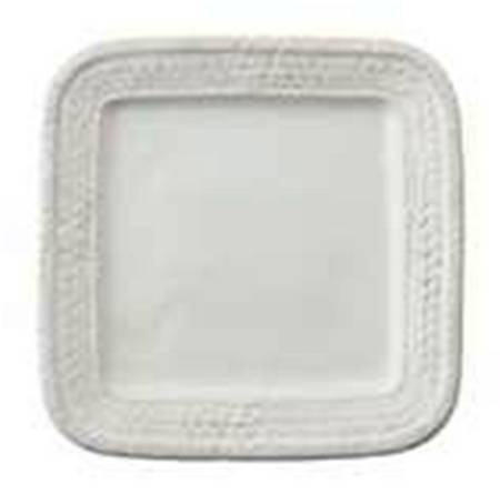 Le Panier Whitewash Square Dinner Plate