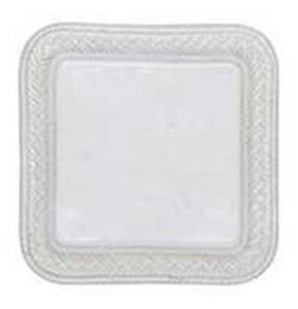 Le Panier Whitewash Square Canape Plate