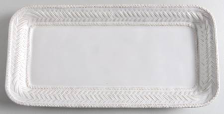 Le Panier Whitewash 12" Rectangular Tray
